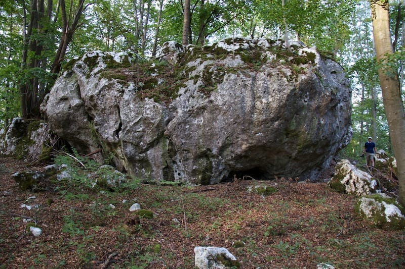 Von der Hagburg zur Höhle Hohlenstein auf den Blankenstein<br />(Nördlingen - Nördlinger Ries / 2011)