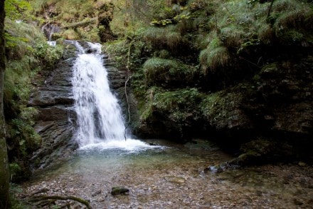 Oberallgäu: Wandertour zum Wasserfall Schleiererfall, Palmweg und zurück durch den Wildbachtobel (Bad Hindelang)