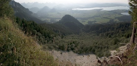 Oberallgäu: Bergsturz am Rohrkopf und Hornburg (Füssen)