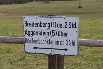Über die Reichenbachklamm auf den Breitenberg und Steig zum Tiroler Stadl