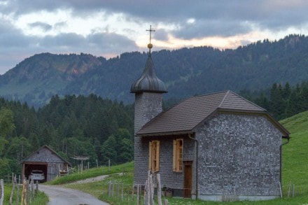 Oberallgäu: Alpengastwirt Höflealpe Private Kapelle (Gunzesried)