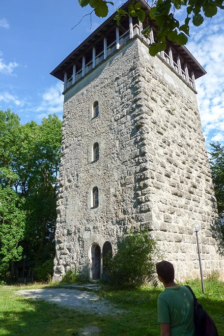 Burg Kemnat (Römerturm)<br />(Kaufbeuern - Ostallgäu / 2014)