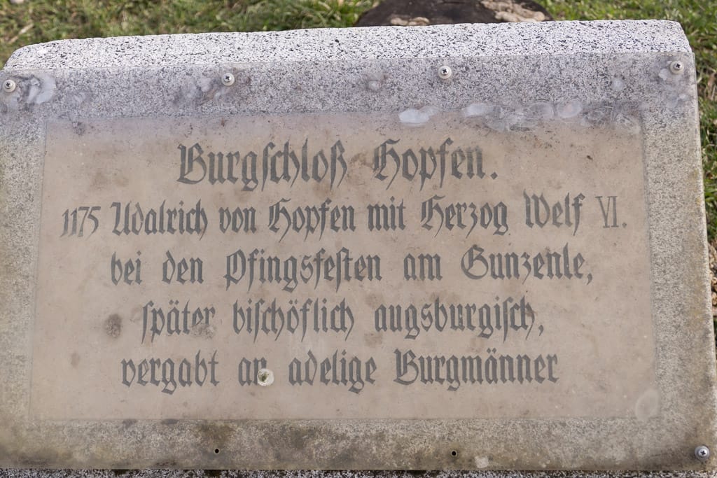 Burgruine Hopfen am See<br />(Füssen - Ostallgäu / 2015)