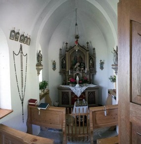 Oberallgäu: Schmidelers Kapelle in Ettensberg (Immenstadt)
