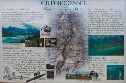 Info: Forggensee - Museum und Wirklichkeit