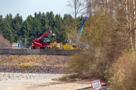 Ostallgäu: Dammbefestigungsmaßnahme 2018 am Forggensee (Schwangau)