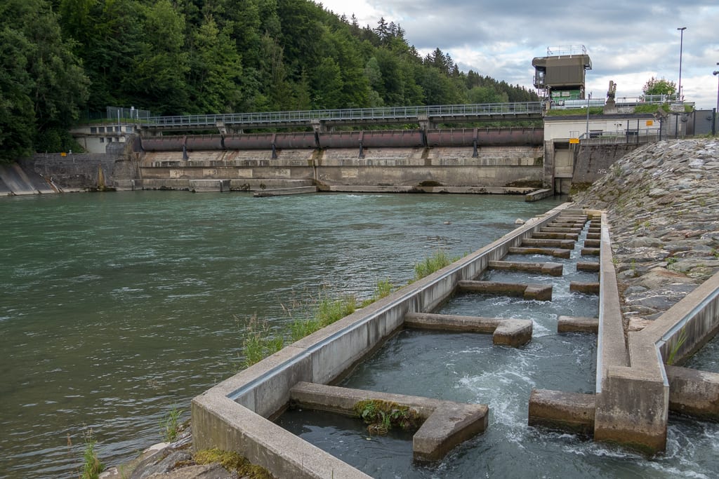 Laufwasserkraftwerk Fluhmühle<br />(Altusried - Oberallgäu / 2018)