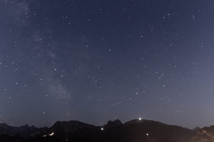 Oberallgäu: Sternenhimmel, Sternschnuppen (Zell)