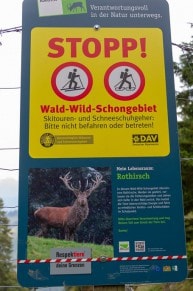 Info: Wald-Wild-Schongebiet