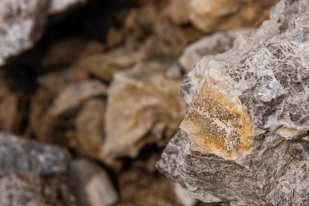 Mineralien an den Stuibenfällen<br />(Reutte - Tirol / 2019)