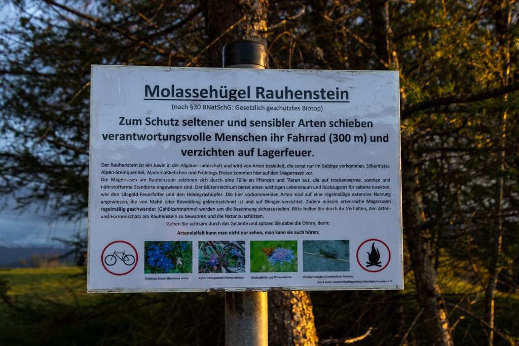 Molassenhügel Rauhenstein<br />(Wiggensbach - Oberallgäu / 2021)