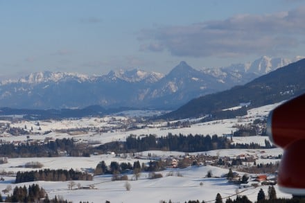 Oberallgäu: Burgkranzegger Horn - Burgstall Burgkranzegg (Sulzberg)