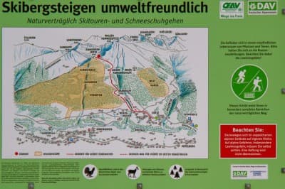 Info: Skibergsteigen umweltfreundlich - Kuhgehrenspitze